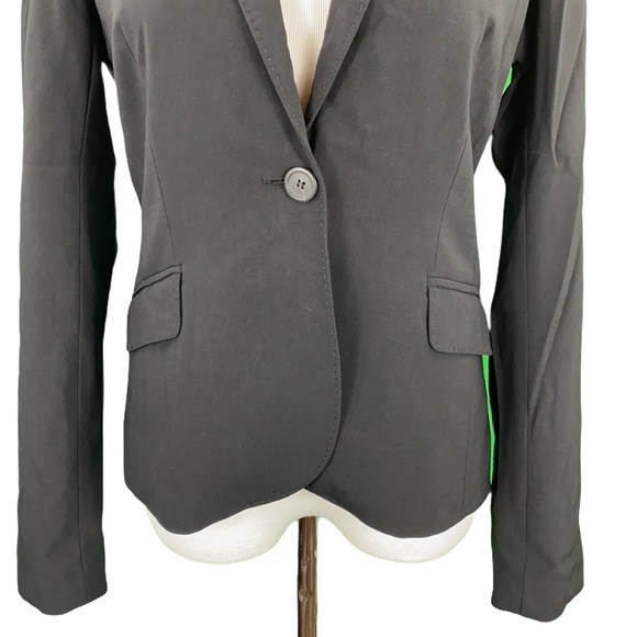 J. Crew Black Virgin Wool Single Button Career Blazer - Picture 4 of 16